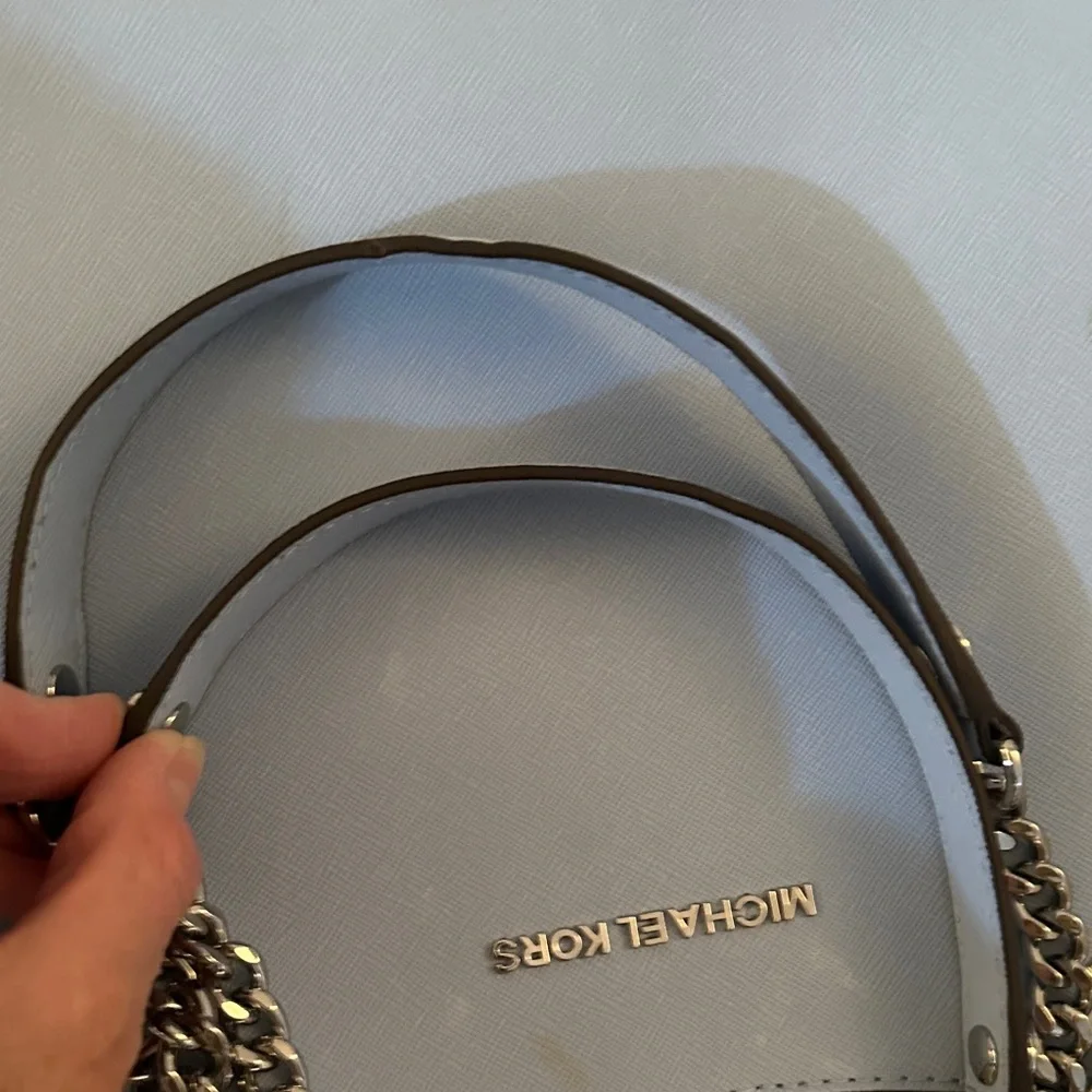 Michael Kors Sky Blue Shoulder Bag - Picture 12 of 13